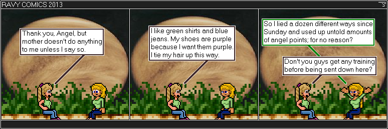 The comic is a link going back to the specific page of last year it refrences. The comic is a link going back to the specific page of last year it refrences.