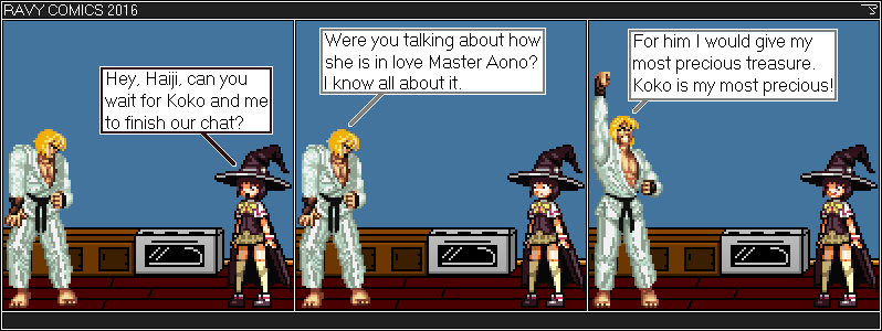 Rosario Vampire Yalari and Haiji.